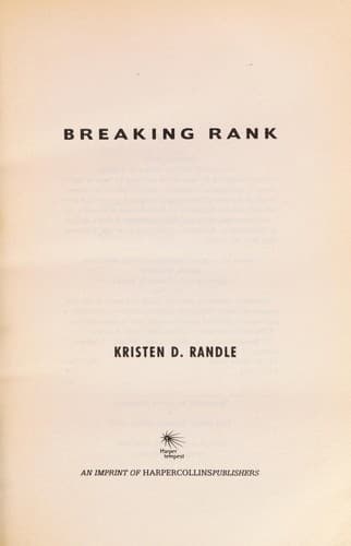 Cover of Breaking rank