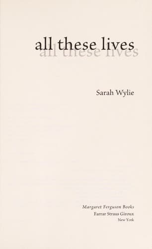 Cover of All these lives