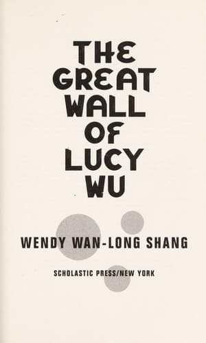 Cover of The great wall of Lucy Wu