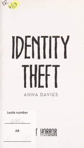 Cover of Identity theft