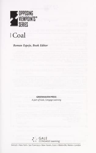 Cover of Coal