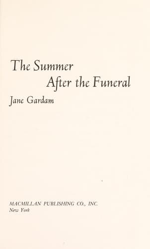 Cover of The summer after the funeral