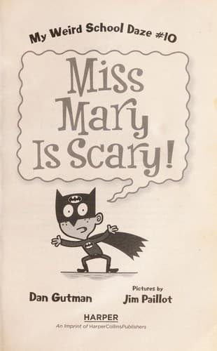 Cover of Miss Mary is scary!