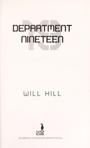 Cover of Department 19