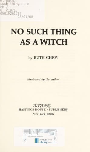 Cover of No Such Thing As a Witch