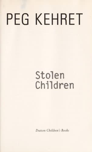 Cover of Stolen children