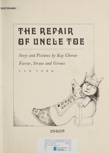 Cover of The repair of Uncle Toe