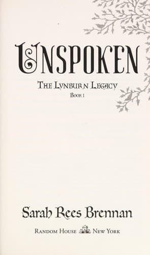 Cover of Unspoken