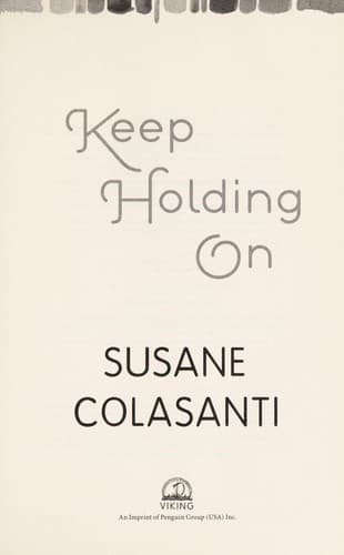Cover of Keep holding on
