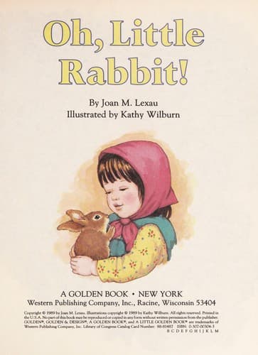 Cover of Oh, Little Rabbit!