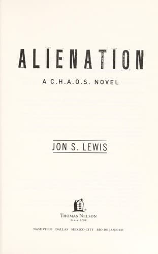 Cover of Alienation