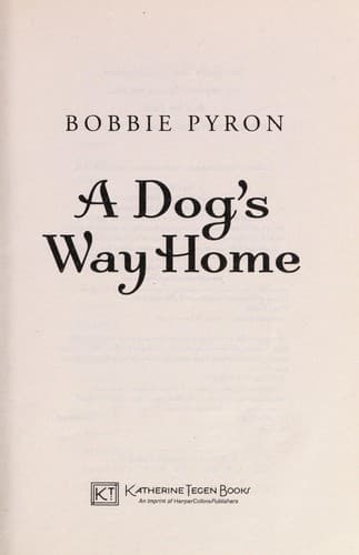 Cover of A dog's way home