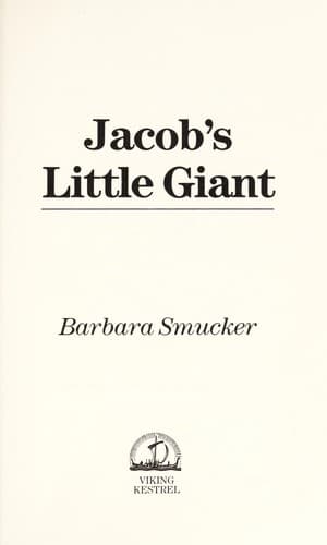 Cover of Jacob's little giant