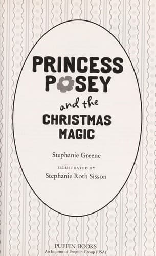 Cover of Princess Posey and the Christmas magic