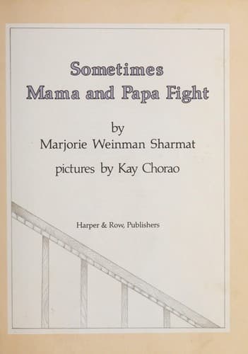 Cover of Sometimes Mama and Papa fight