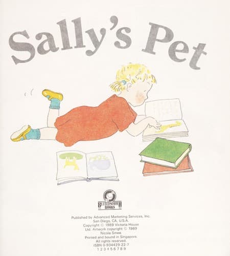 Cover of Sally's Pet (Butterscotch Books)