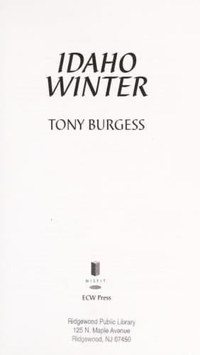 Cover of Idaho Winter