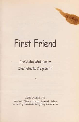 Cover of First friend