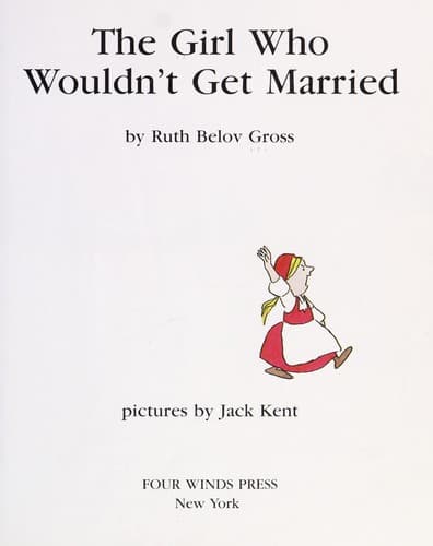 Cover of The girl who wouldn't get married