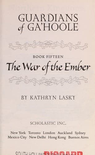 Cover of The war of the ember
