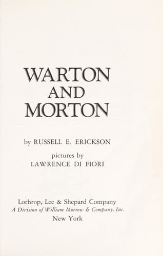 Cover of Warton and Morton