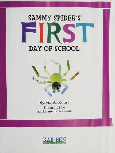 Cover of Sammy Spider's first day of school