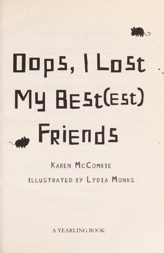 Cover of Oops, I lost my best(est) friends