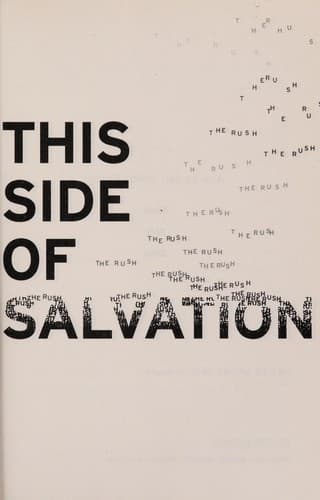 Cover of This side of salvation