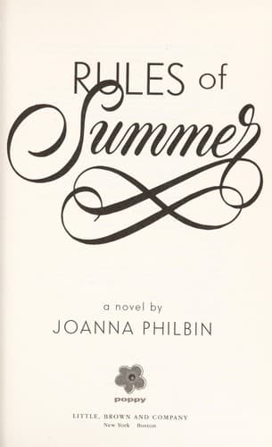 Cover of Rules of summer