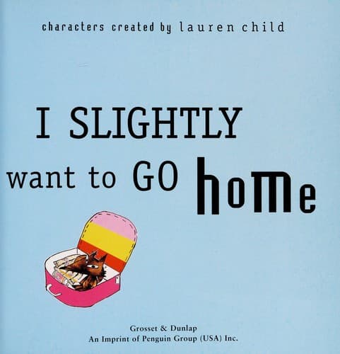 Cover of I slightly want to go home