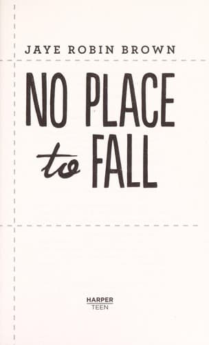 Cover of No place to fall