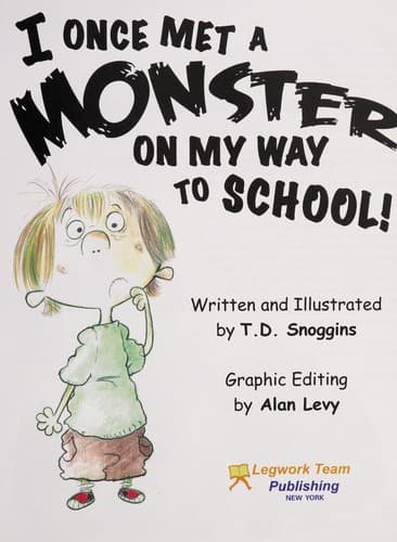 Cover of I once met a monster on my way to school