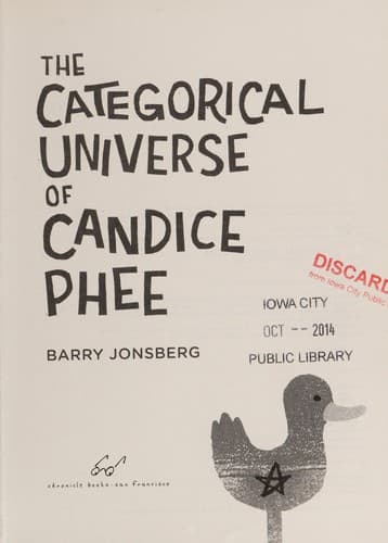 Cover of The categorical universe of Candice Phee