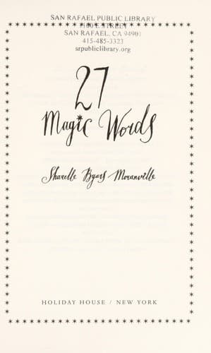 Cover of 27 magic words