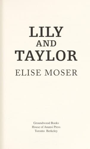 Cover of Lily and Taylor