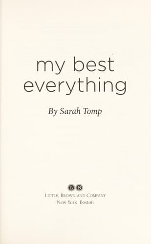 Cover of My best everything