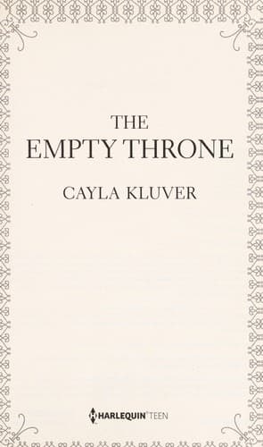 Cover of The empty throne
