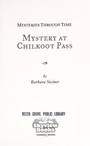 Cover of Mystery at Chilkoot Pass