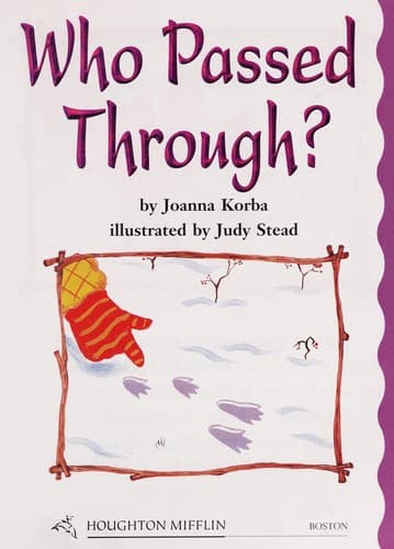 Cover of Who passed through?