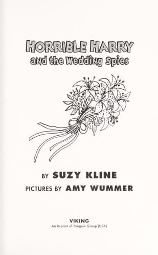 Cover of Horrible Harry and the wedding spies