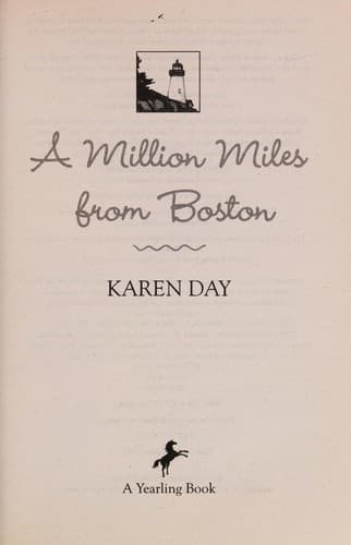 Cover of A million miles from Boston