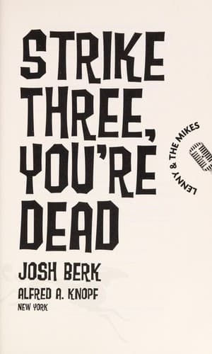 Cover of Strike three, you're dead