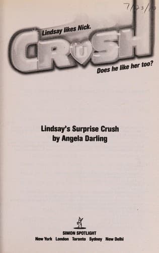 Cover of Lindsay's surprise crush