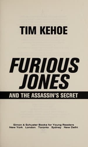 Cover of Furious Jones and the assassin's secret
