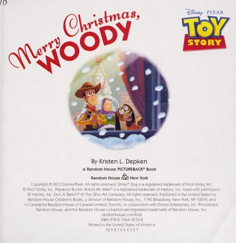 Cover of Merry Christmas, Woody