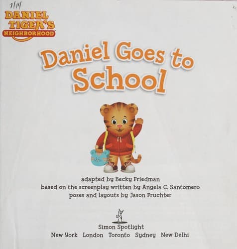 Cover of Daniel goes to school