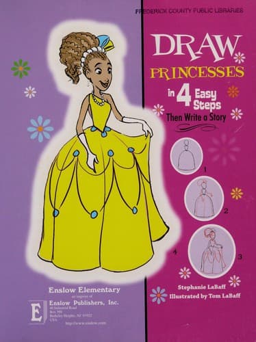 Cover of Draw princesses in 4 easy steps