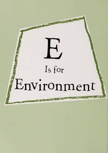 Cover of E is for environment