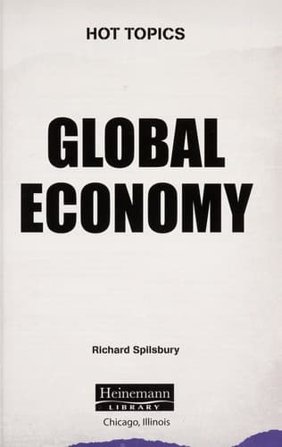 Cover of Global economy