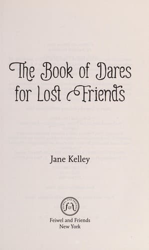 Cover of The book of dares for lost friends